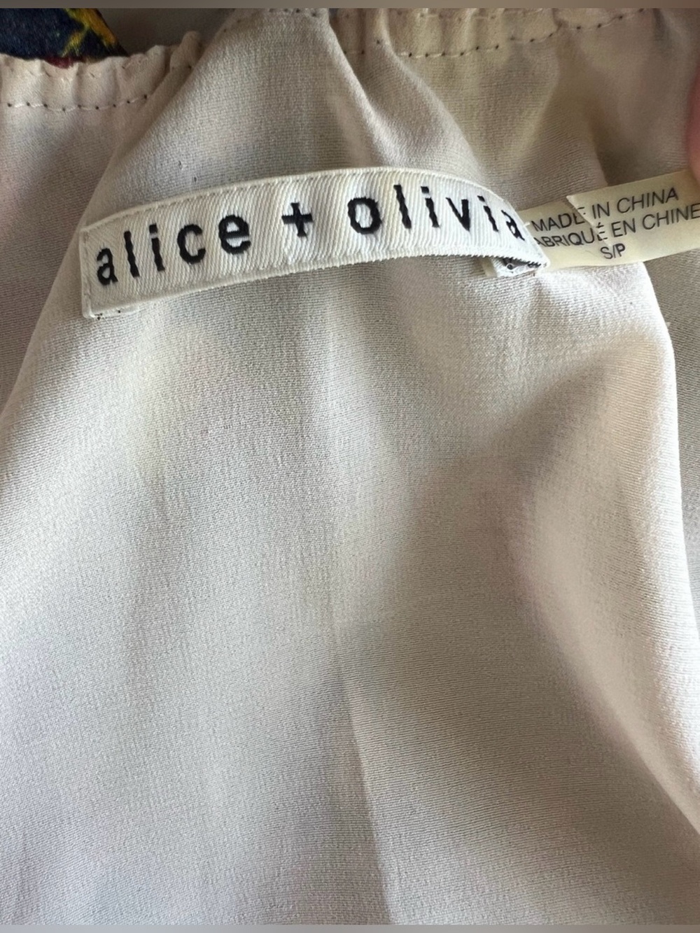 Alice + Olivia Guenda floral-print silk-satin tank top Size S - Picture 5 of 8
